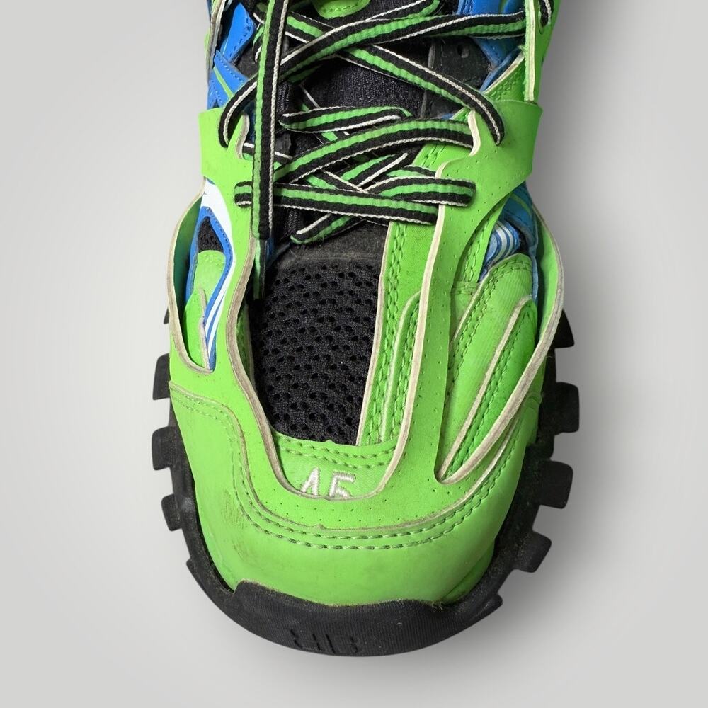 Balenciaga Track Trainers Green Blue Men’s sz 12 - Picture 7 of 15